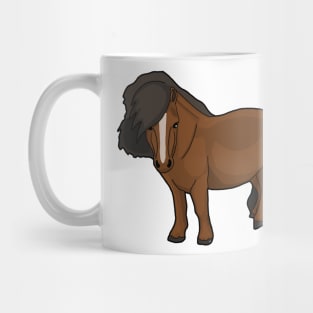 Shetland pony Bay Mug